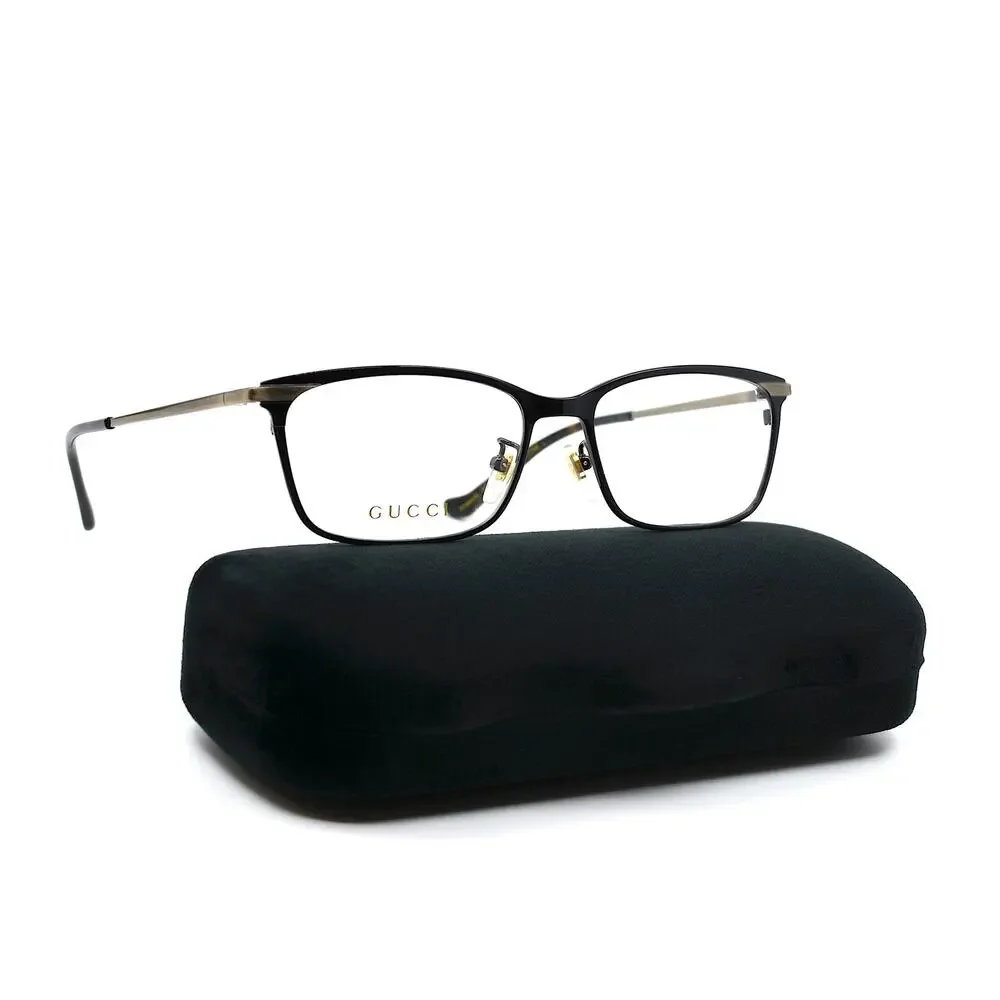 NEW GUCCI GG1130OJ 001 TITANIUM BLACK AUTHENTIC EYEGLASSES FRAME